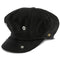 Walrus Hats Newsboy Boardwalk - Walrus Hats Black Linen/Cotton Blend 8 Panel Newsboy Cap
