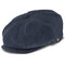 Walrus Hats Newsboy Denim Eight - Walrus Hats Navy Cotton 8 Panel Newsboy Cap