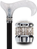 Black & White Pearlz Rhinestone Orthopedic Derby Cane Questions & Answers