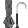 Italian Luxury: Tourist Handle, Woven Umbrella Cane, 925r Silver Questions & Answers