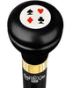 Cards Casino Emblem Flask Walking Stick: Wood Shaft Hidden Flask Questions & Answers