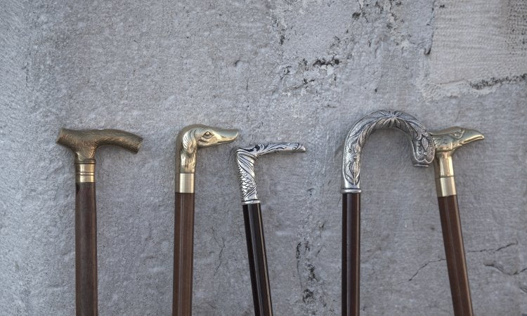 A Variety of Handle Options for Men's Walking Canes