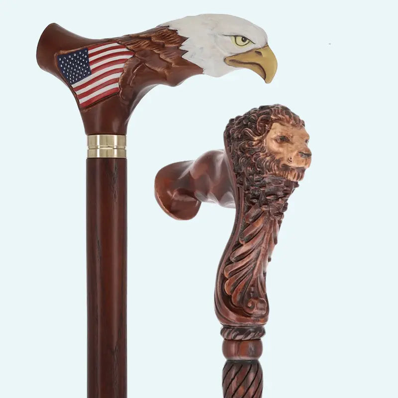 Animal Head Designs & Animal Walking Sticks