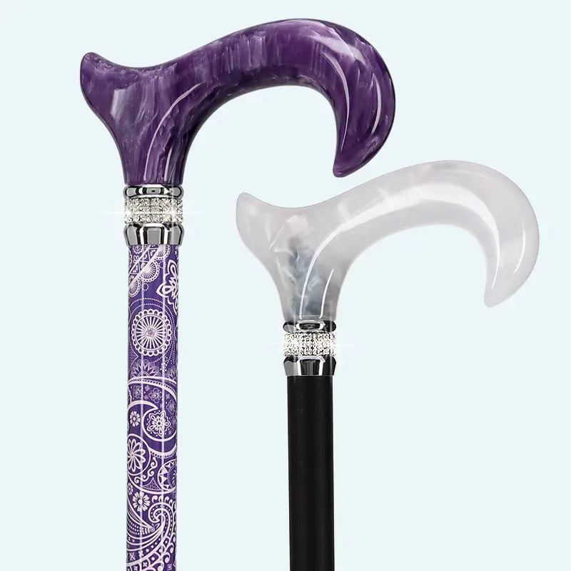 Walking Canes with Rhinestones - Fashionable Canes