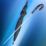 Rapier Umbrella Sword Tourist Handle Walking Cane With Black Umbrella Shaft