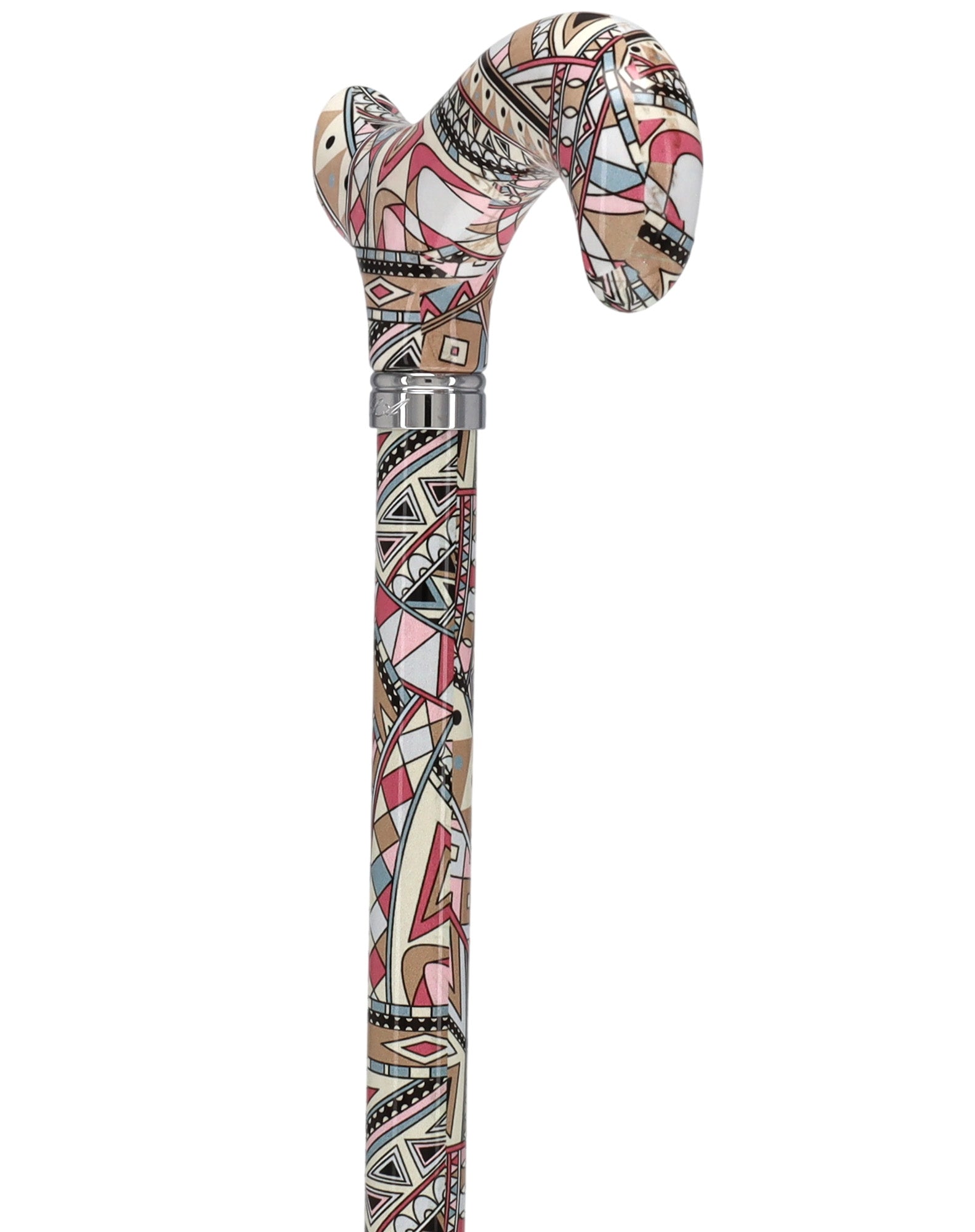 Majestic Style Designer Cane: Luxury Silk Scarf Option
