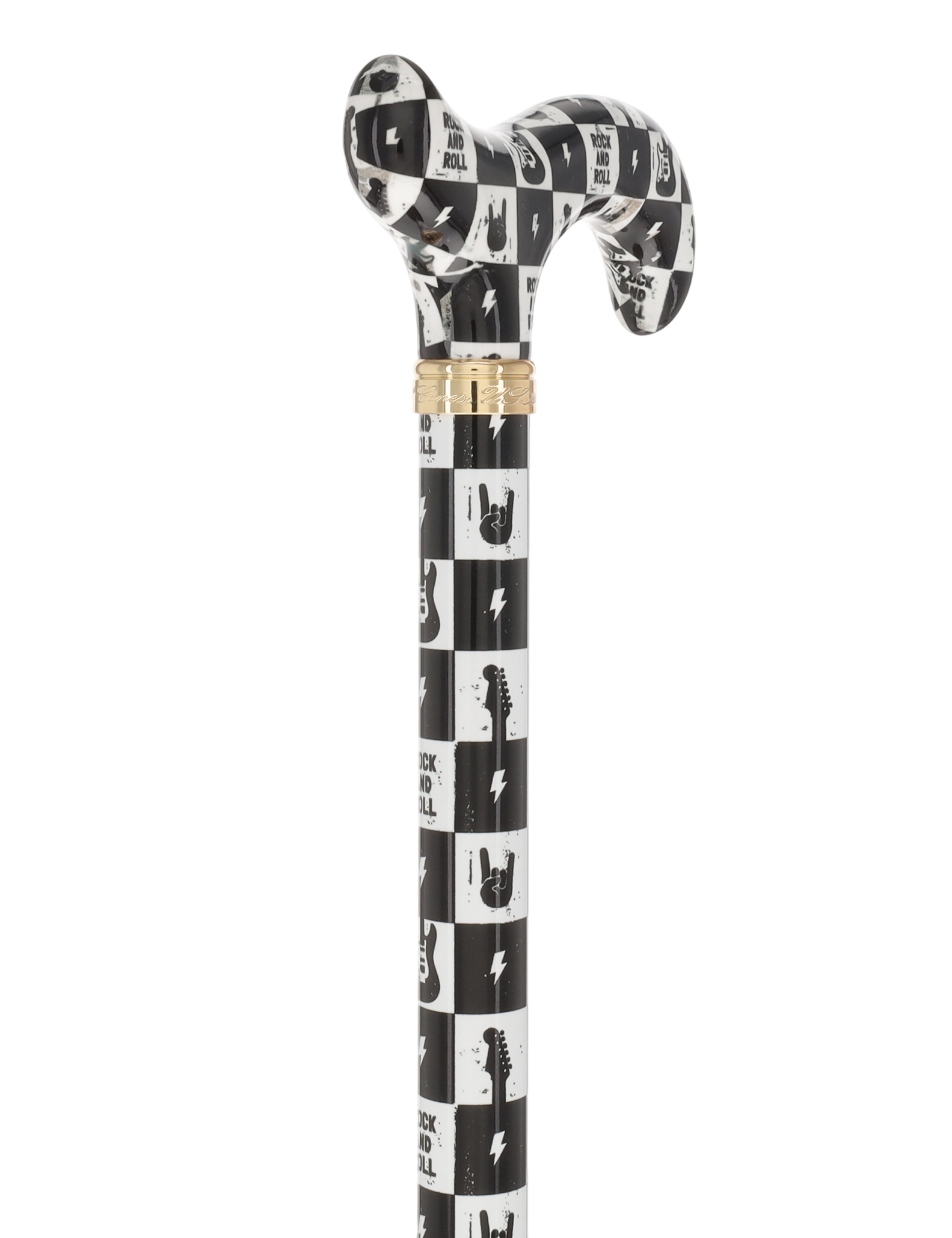 HD Pattern Designer Cane - Matching Handle & Shaft - Durable Adjustable Aluminum