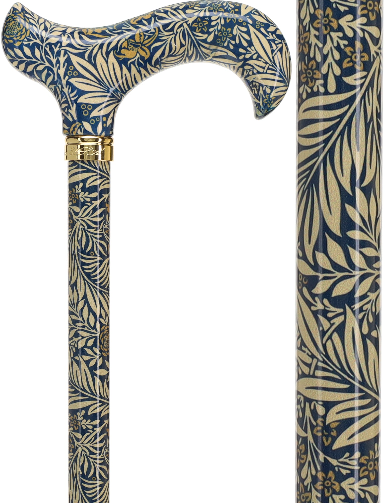HD Pattern Designer Cane - Matching Handle & Shaft - Durable Adjustable Aluminum