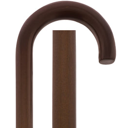 Scratch and Dent Dr. House's Tourist-Style Walking Cane with Top-Quality Walnut Finish V2180