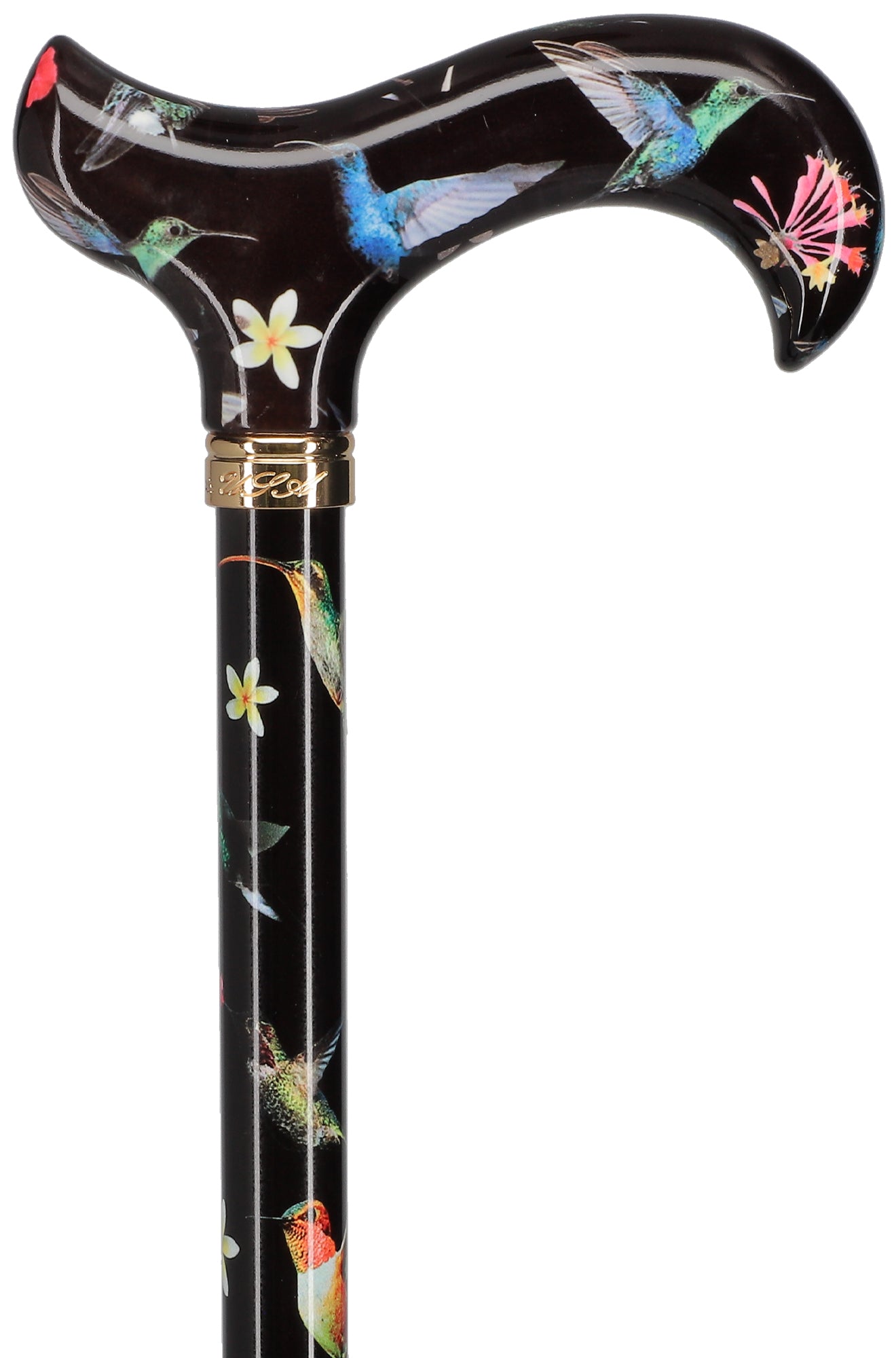 HD Pattern Designer Cane - Matching Handle & Shaft - Durable Adjustable Aluminum