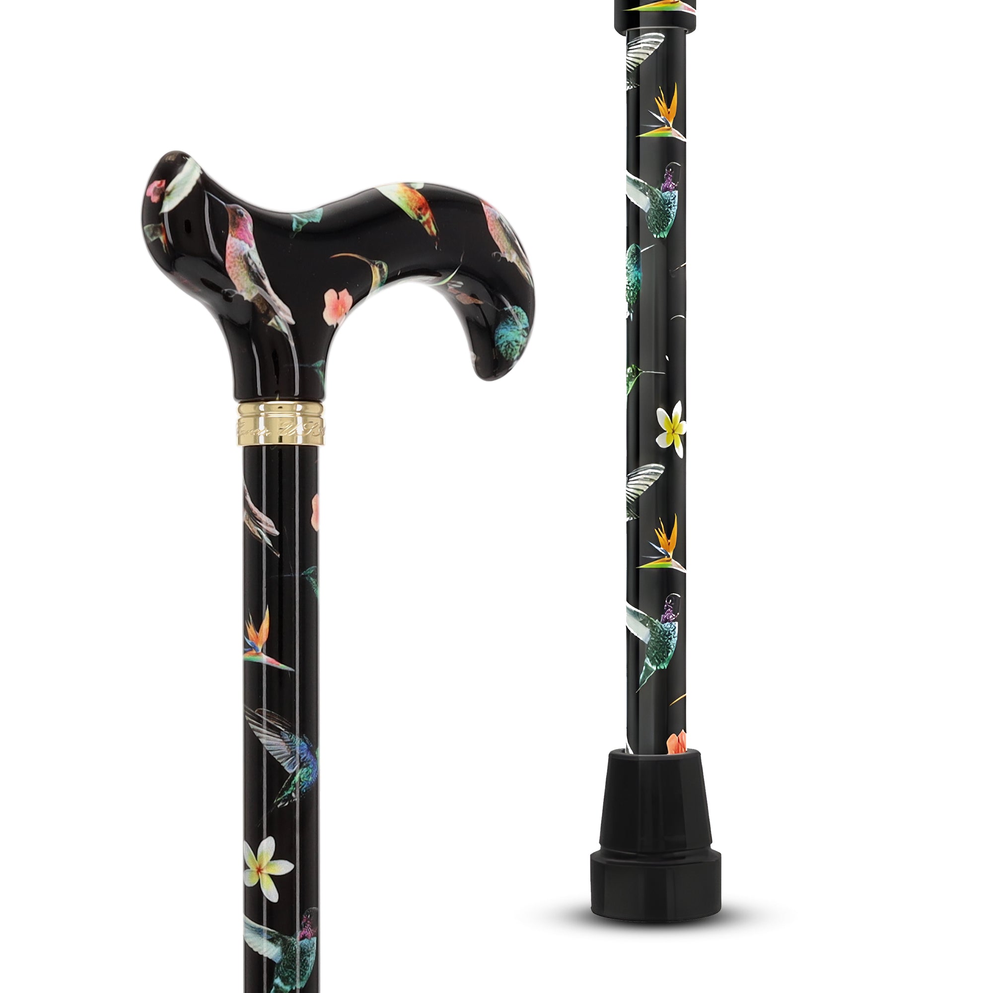 HD Pattern Designer Cane - Matching Handle & Shaft - Durable Adjustable Aluminum