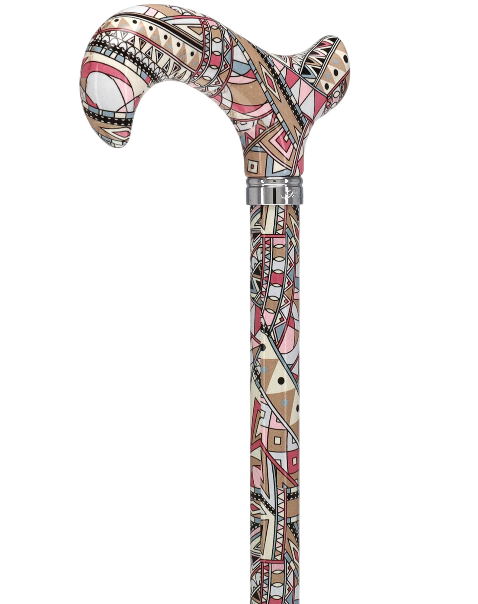 Majestic Style Designer Cane: Luxury Silk Scarf Option