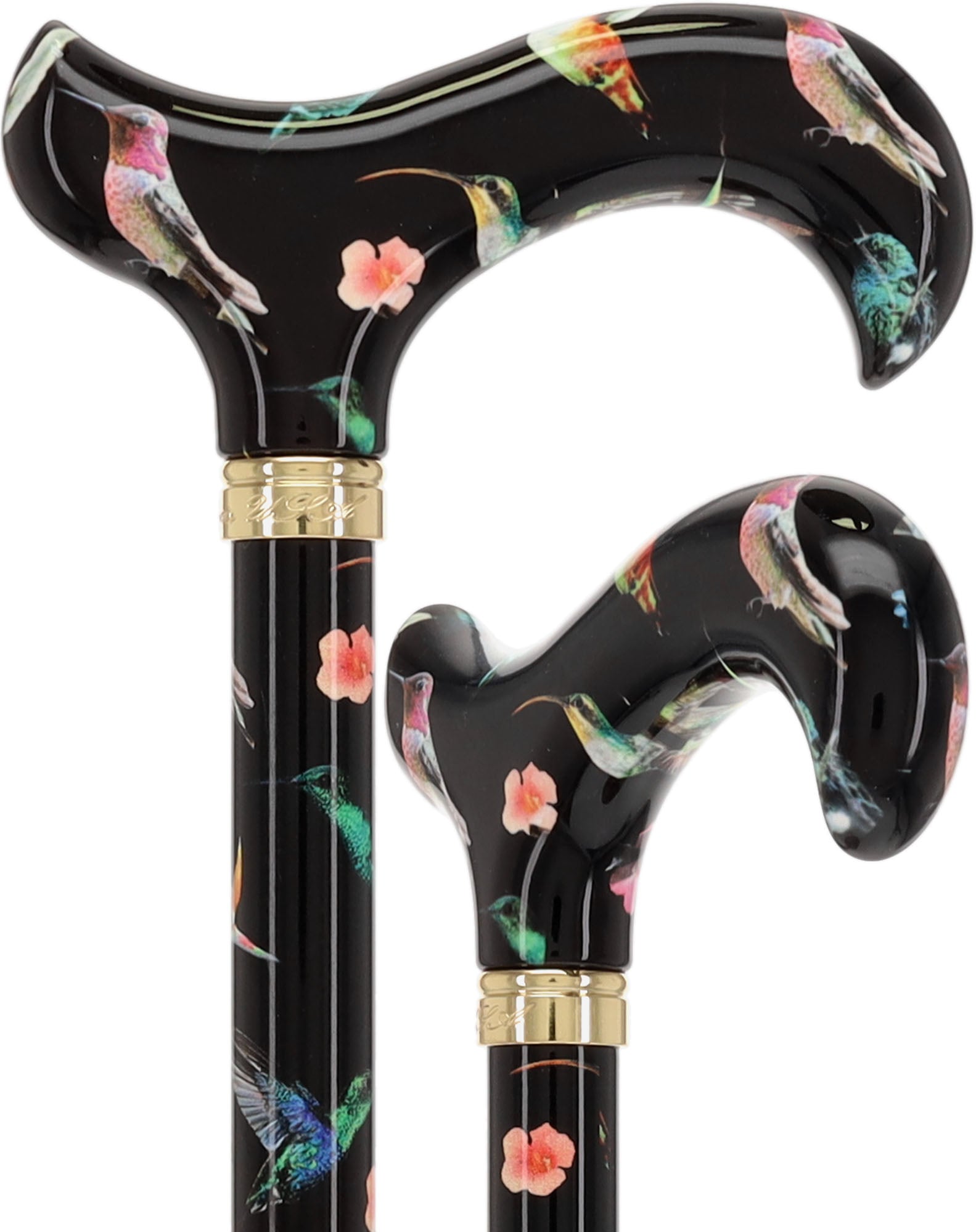 HD Pattern Designer Cane - Matching Handle & Shaft - Durable Adjustable Aluminum