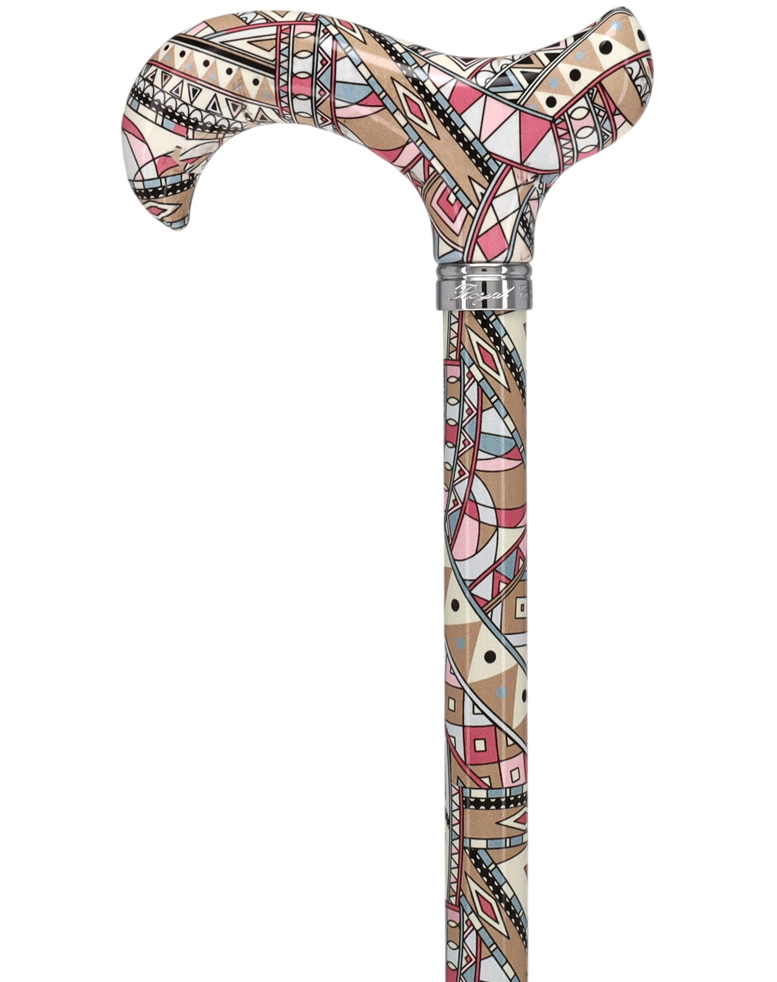 Majestic Style Designer Cane: Luxury Silk Scarf Option