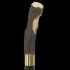 Carved Bison Antler Buffalo Bone: Collector Cane - Limited Supply