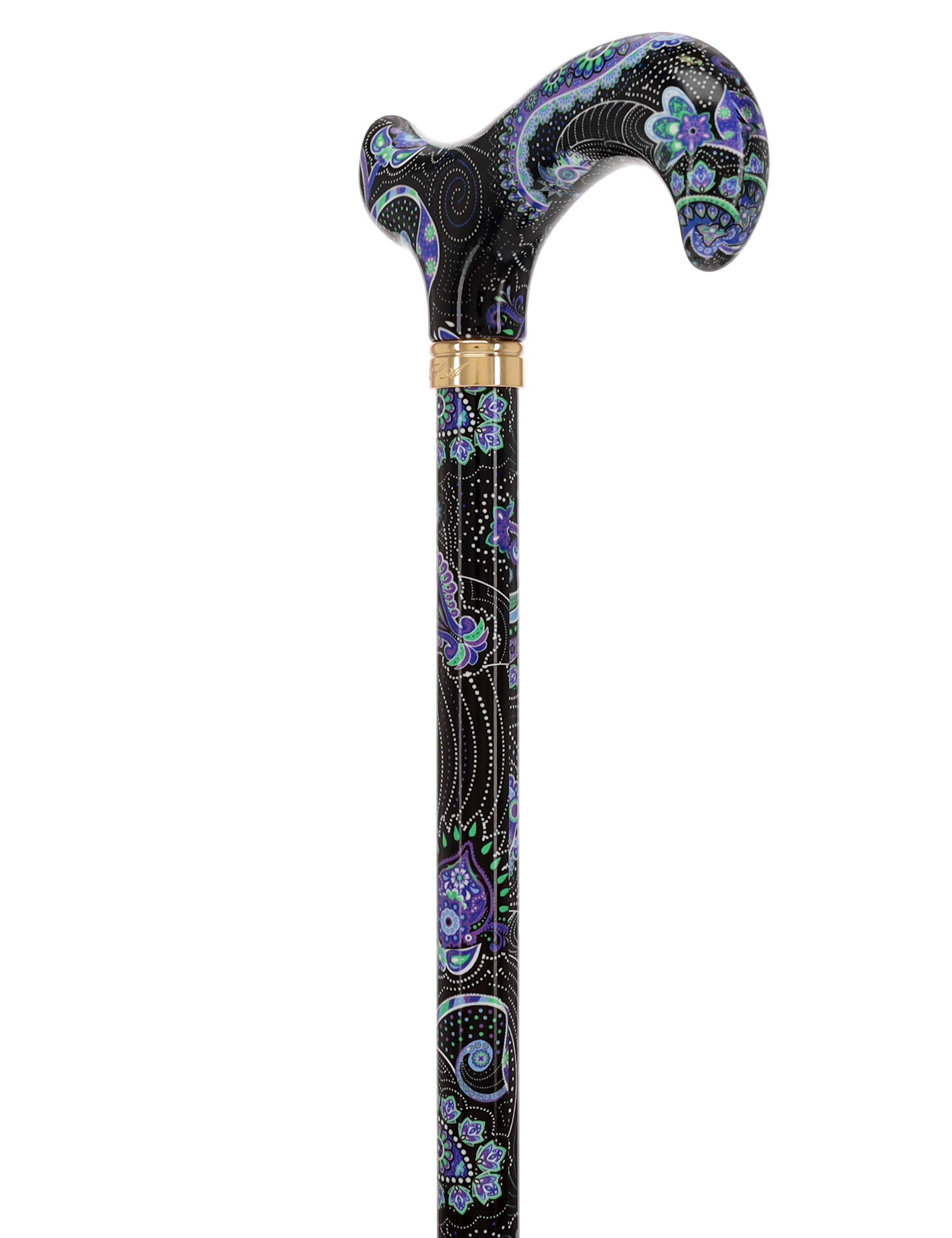 HD Pattern Designer Cane - Matching Handle & Shaft - Durable Adjustable Aluminum