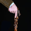 Scratch and Dent Awakening Bear (dark) Artisan Intricate Handcarved Cane V2409