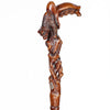 Scratch and Dent Awakening Bear (dark) Artisan Intricate Handcarved Cane V2409