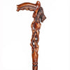 Scratch and Dent Awakening Bear (dark) Artisan Intricate Handcarved Cane V2409