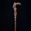 Scratch and Dent Awakening Bear (dark) Artisan Intricate Handcarved Cane V2409