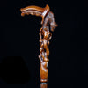 Scratch and Dent Awakening Bear (dark) Artisan Intricate Handcarved Cane V2409