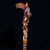 Scratch and Dent Awakening Bear (dark) Artisan Intricate Handcarved Cane V2409