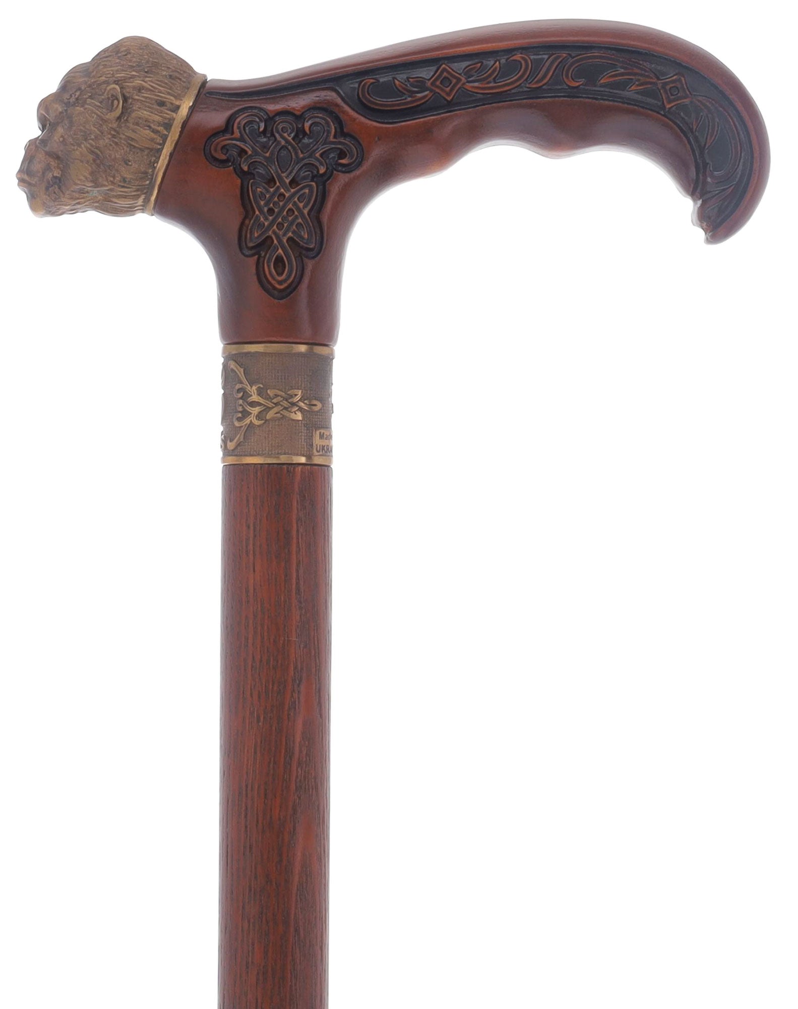 King Kong: Bronze Artisan Intricate Detail Design Cane