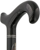 Exclusive Dr. House Flame Derby Cane - Carbon Fiber