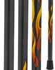 Exclusive Dr. House Flame Derby Cane - Carbon Fiber