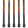 House Flame Derby Walking Cane With Mesh Carbon Fiber Shaft
