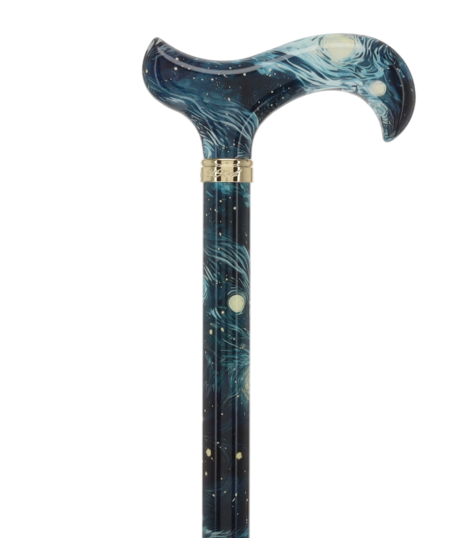 HD Pattern Designer Cane - Matching Handle & Shaft - Durable Adjustable Aluminum