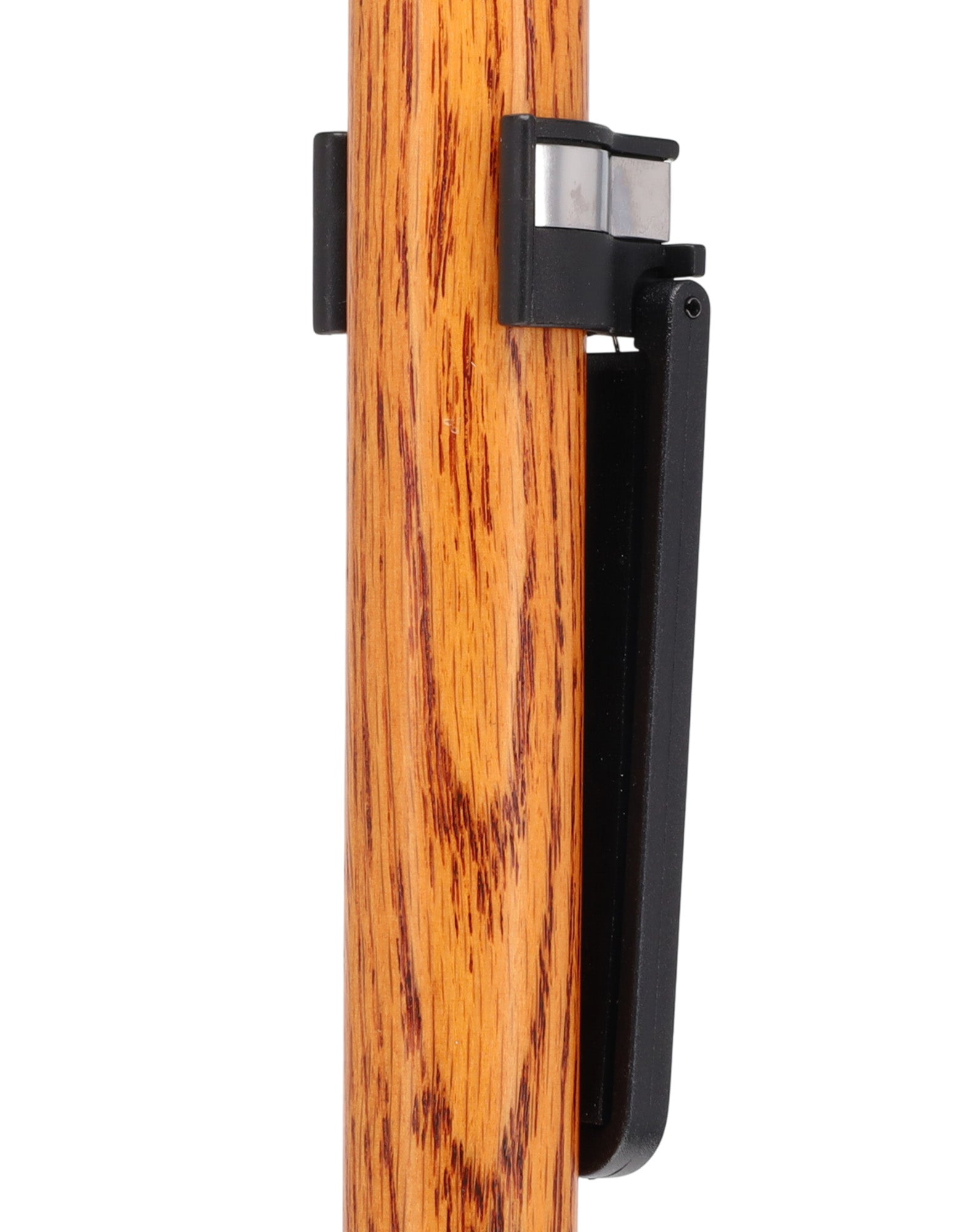 Auto Flip-Up Afromosia Wood Cane Holder: Easy Store-Away Design
