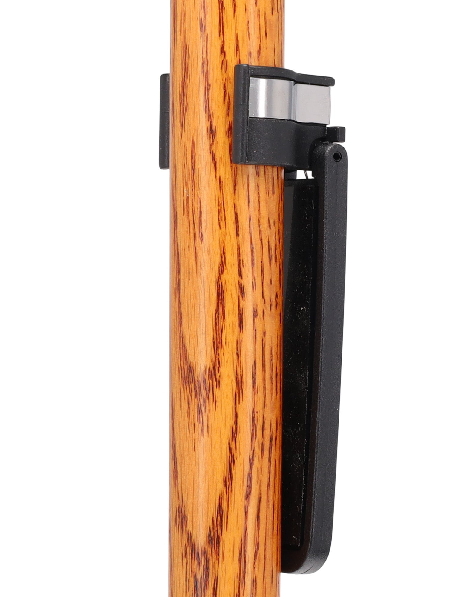 Auto Flip-Up Padauk Wood Cane Holder: Easy Store-Away Design