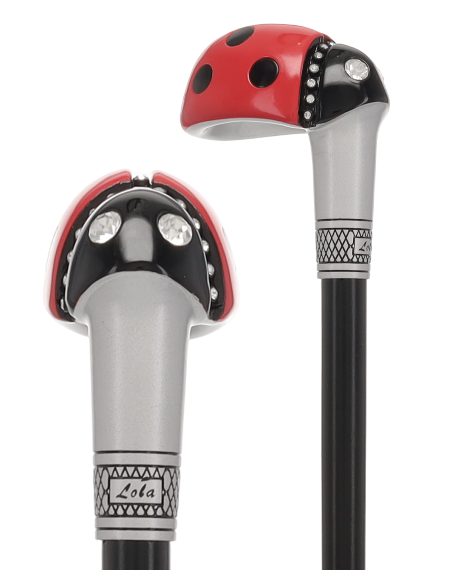 Ladybug Lola Signature 6-in-1 Ultimate Cane Kit with Travel Storage Bag