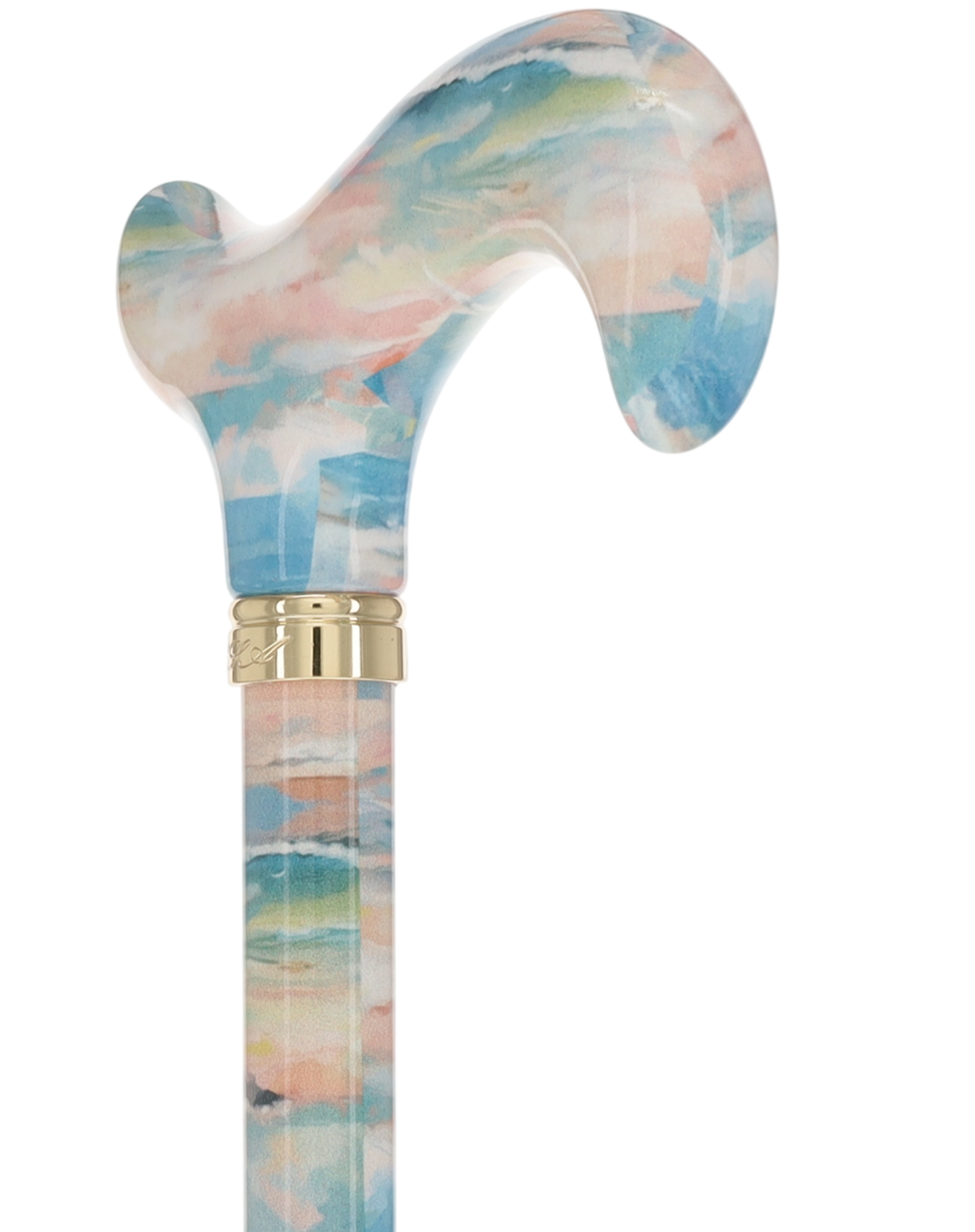 HD Pattern Designer Cane - Matching Handle & Shaft - Durable Adjustable Aluminum