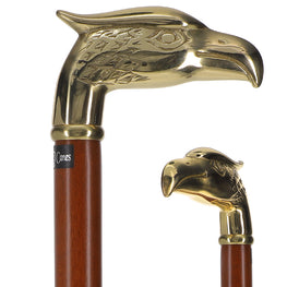 Premium Brass Eagle Handle Cane: Patriotic Design