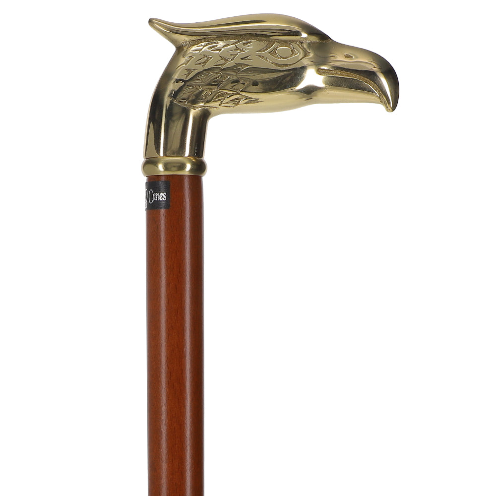 Premium Brass Eagle Handle Cane: Patriotic Design