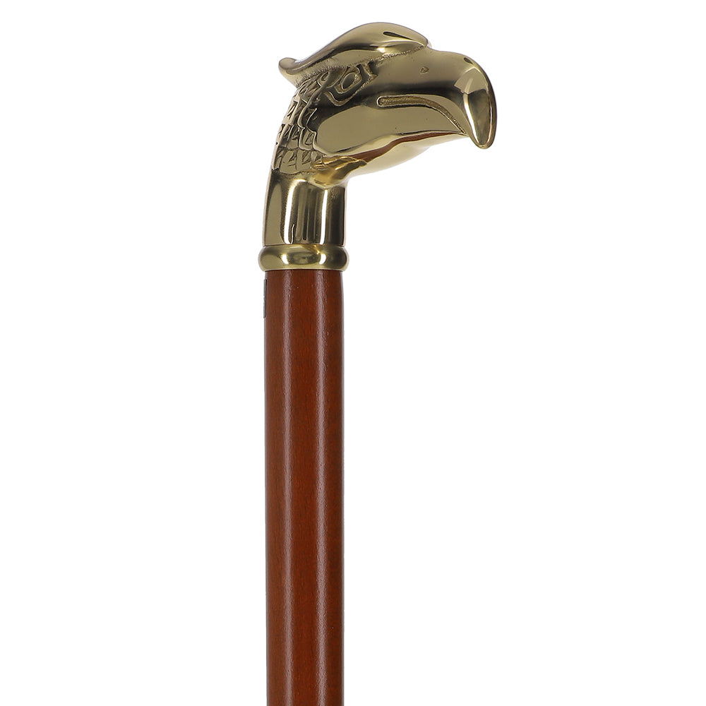 Premium Brass Eagle Handle Cane: Patriotic Design