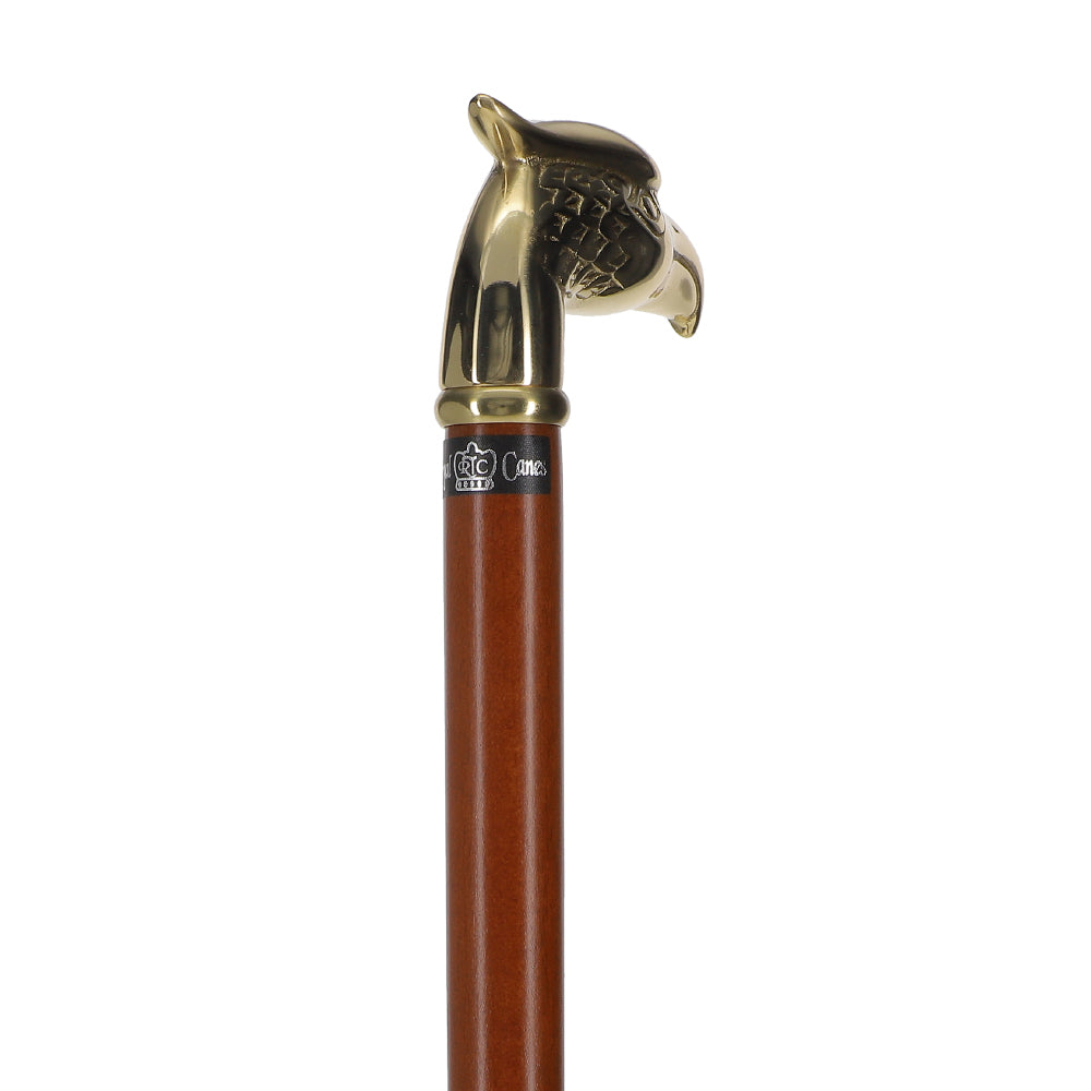 Premium Brass Eagle Handle Cane: Patriotic Design