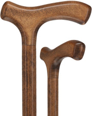 Light Brown Fritz Cane: Stained Beechwood
