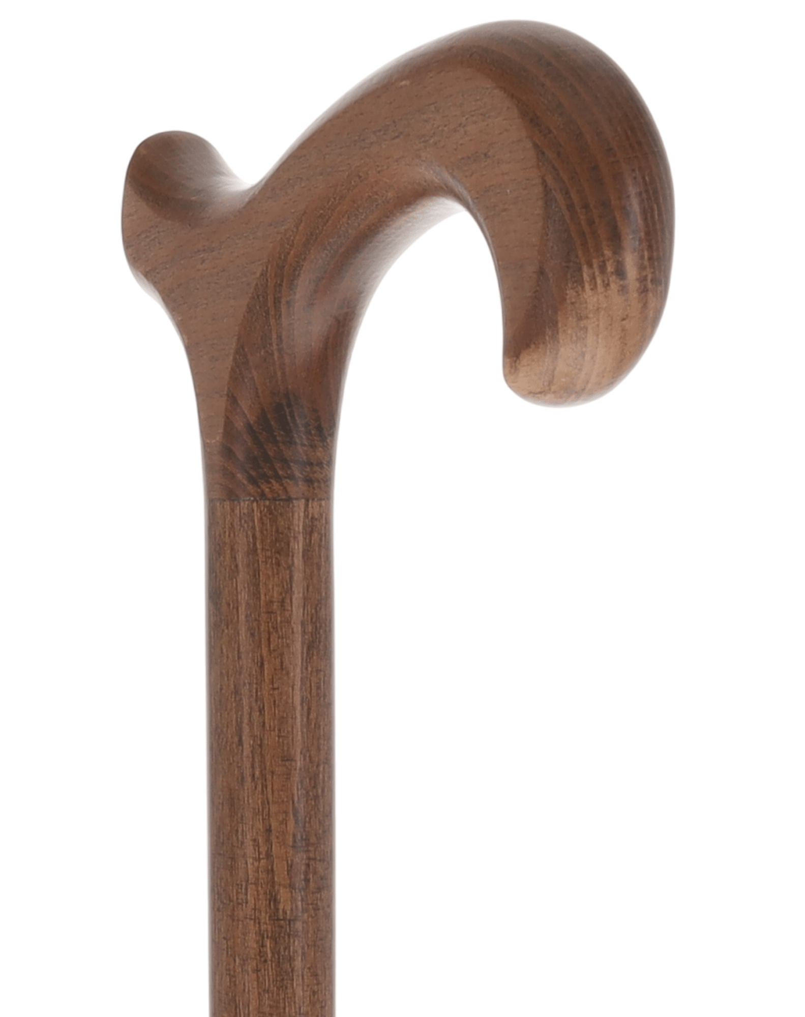 Light Brown Derby Cane - Stained Beechwood