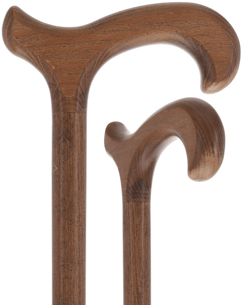Light Brown Derby Cane - Stained Beechwood