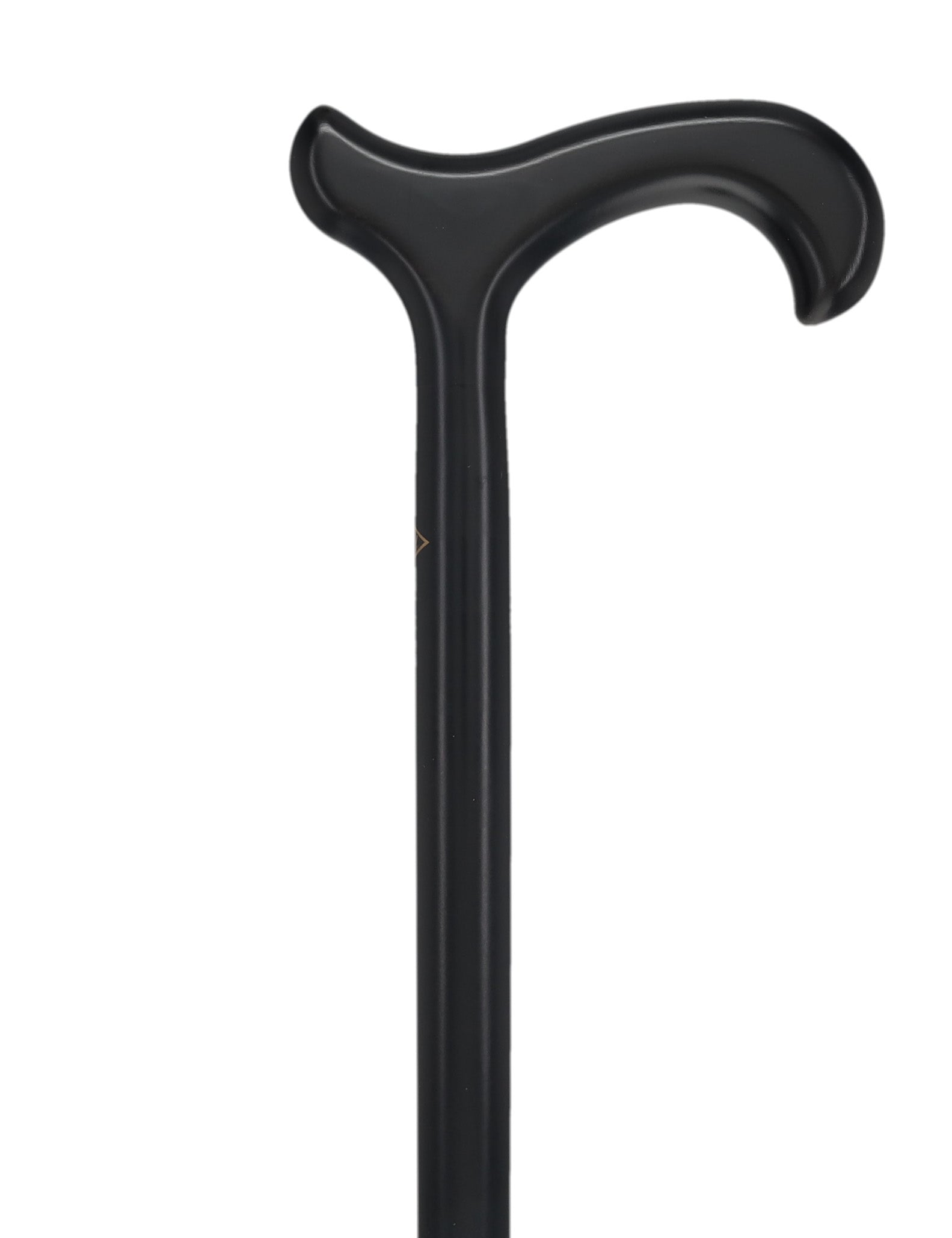 Elegant Black Derby Walking Cane: Beechwood
