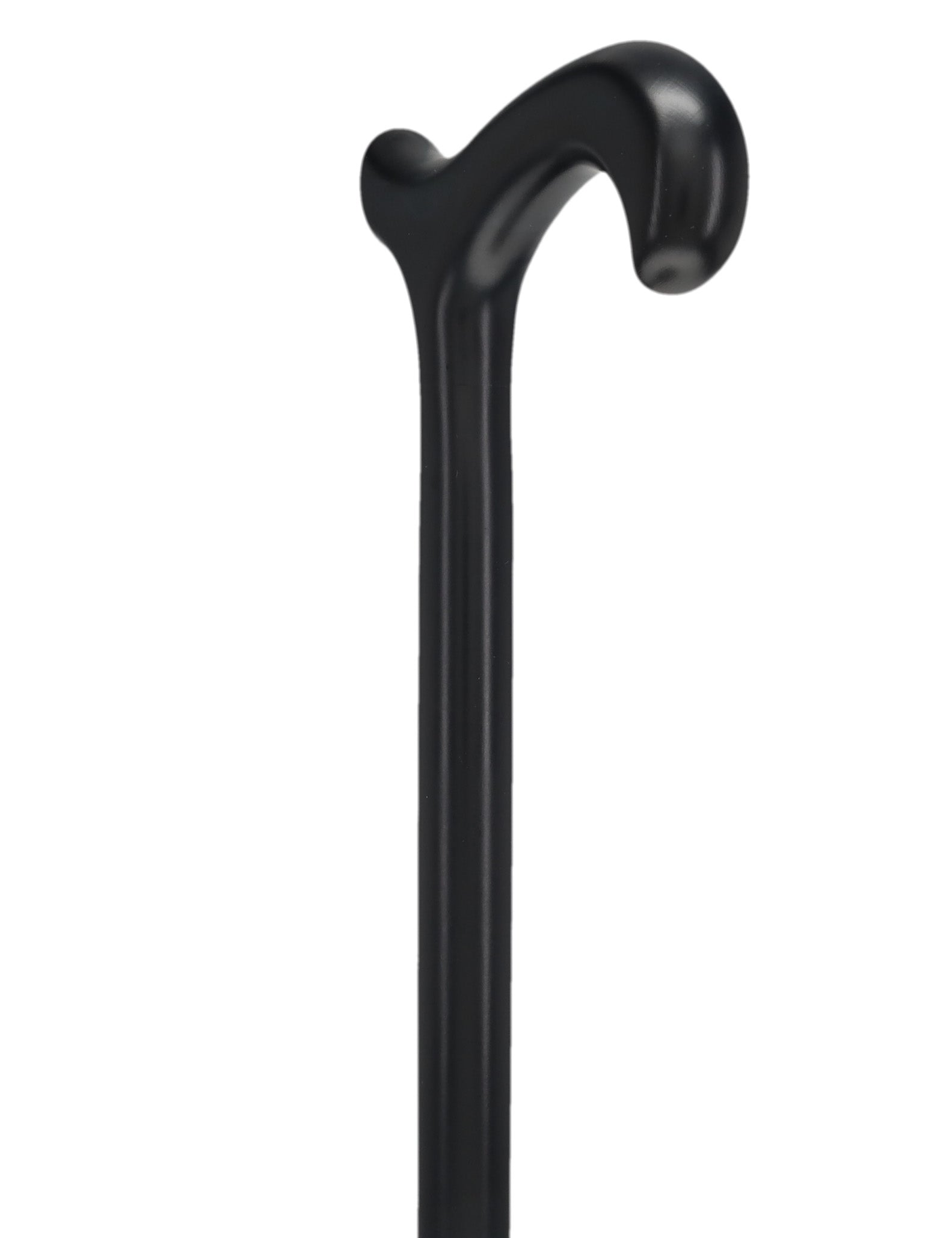 Elegant Black Derby Walking Cane: Beechwood