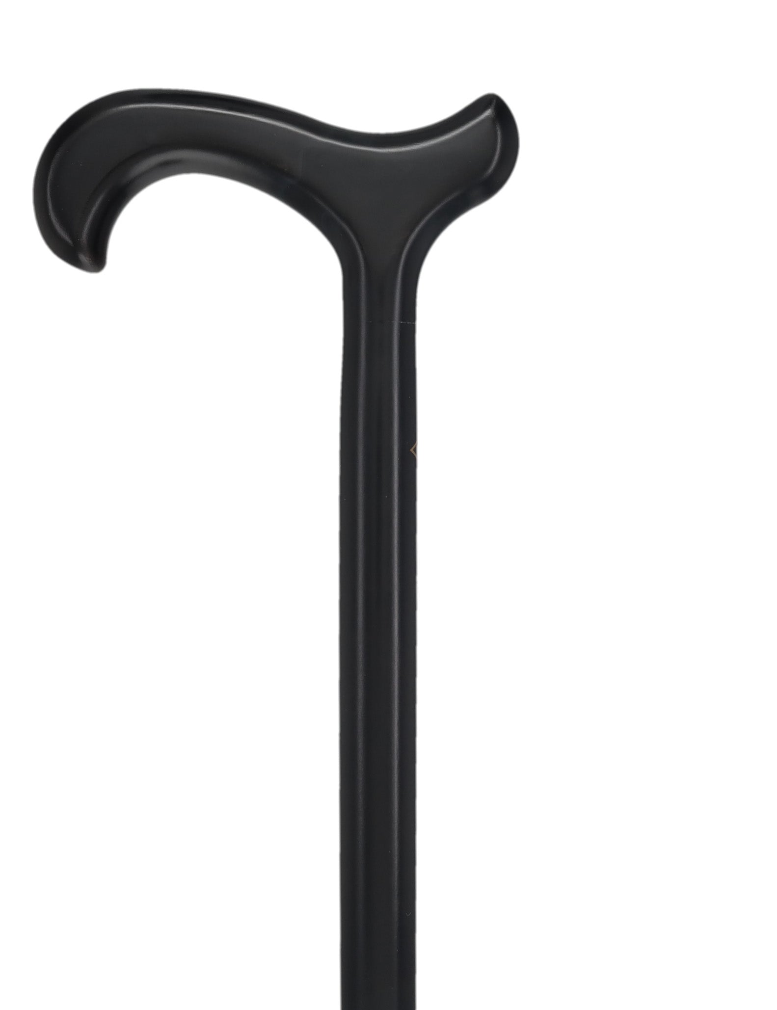 Elegant Black Derby Walking Cane: Beechwood