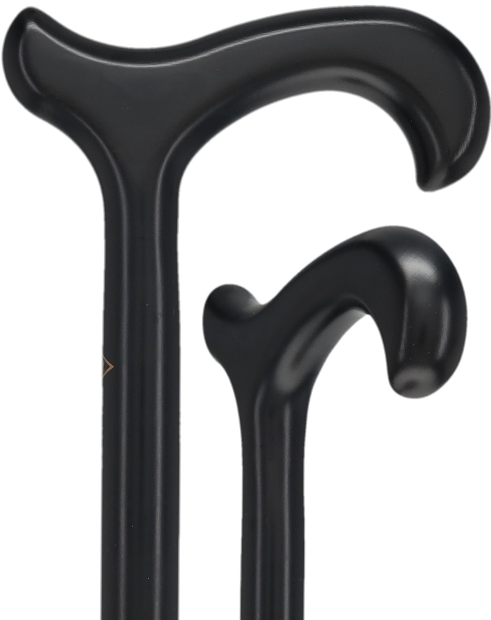Elegant Black Derby Walking Cane: Beechwood