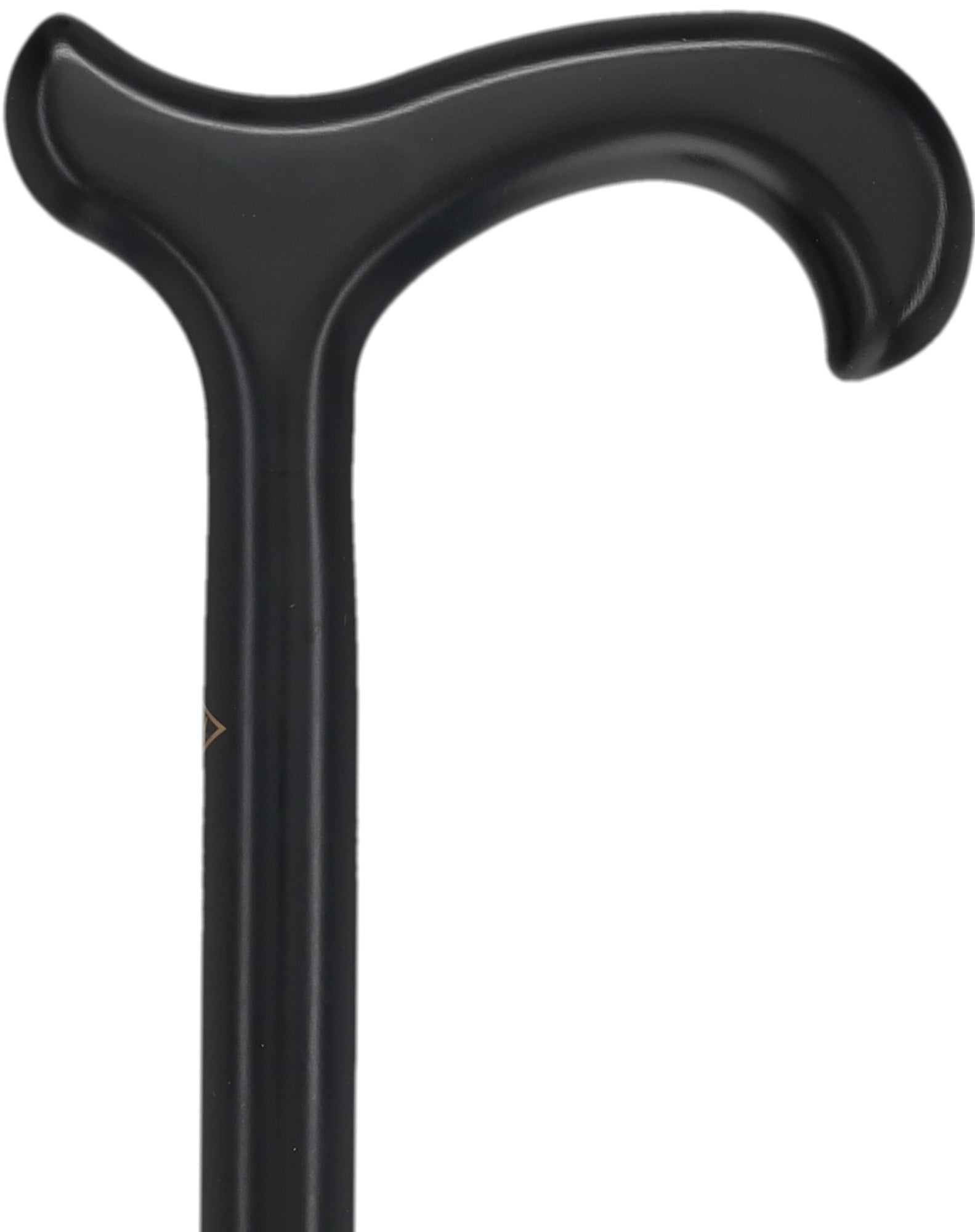 Elegant Black Derby Walking Cane: Beechwood