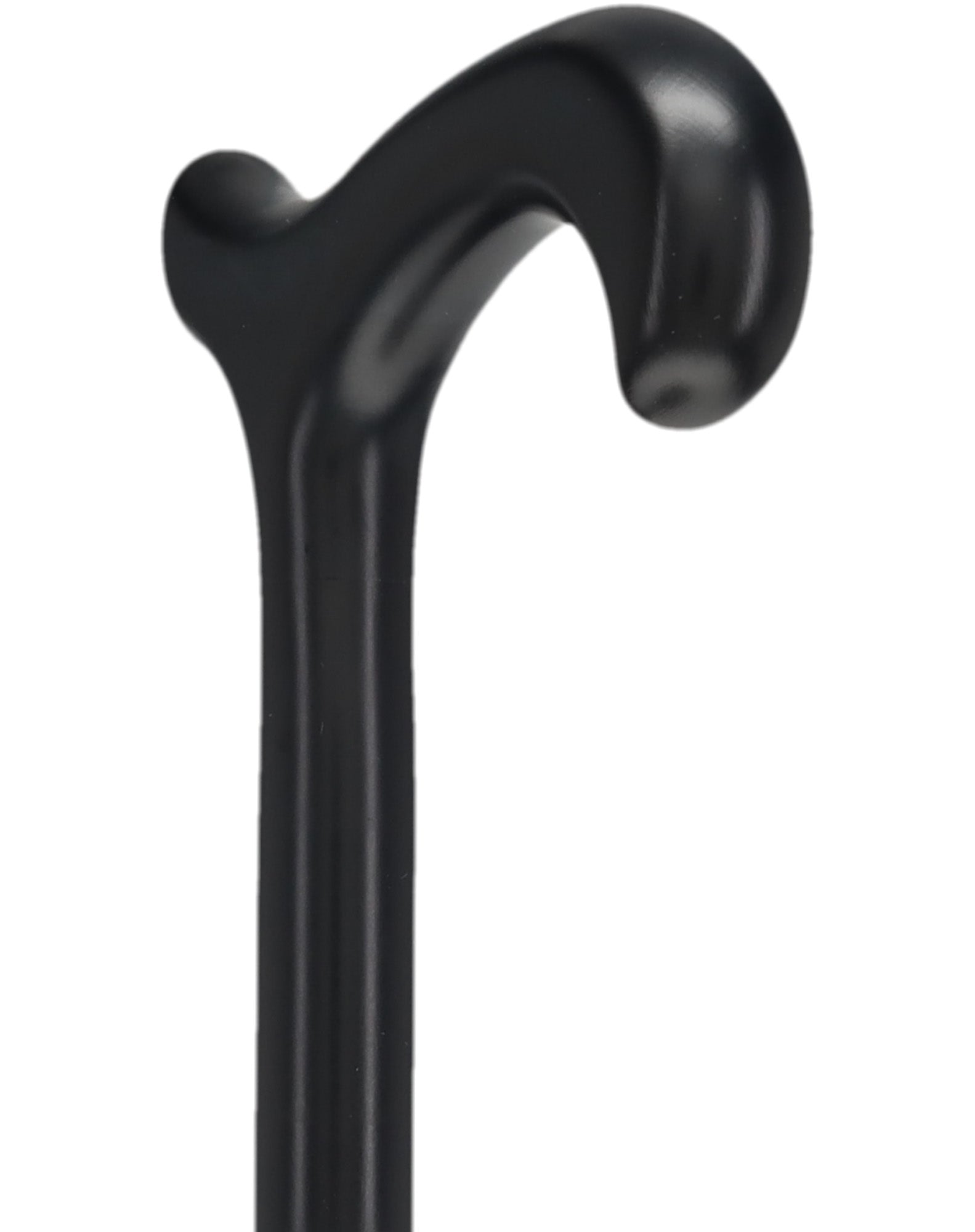 Elegant Black Derby Walking Cane: Beechwood
