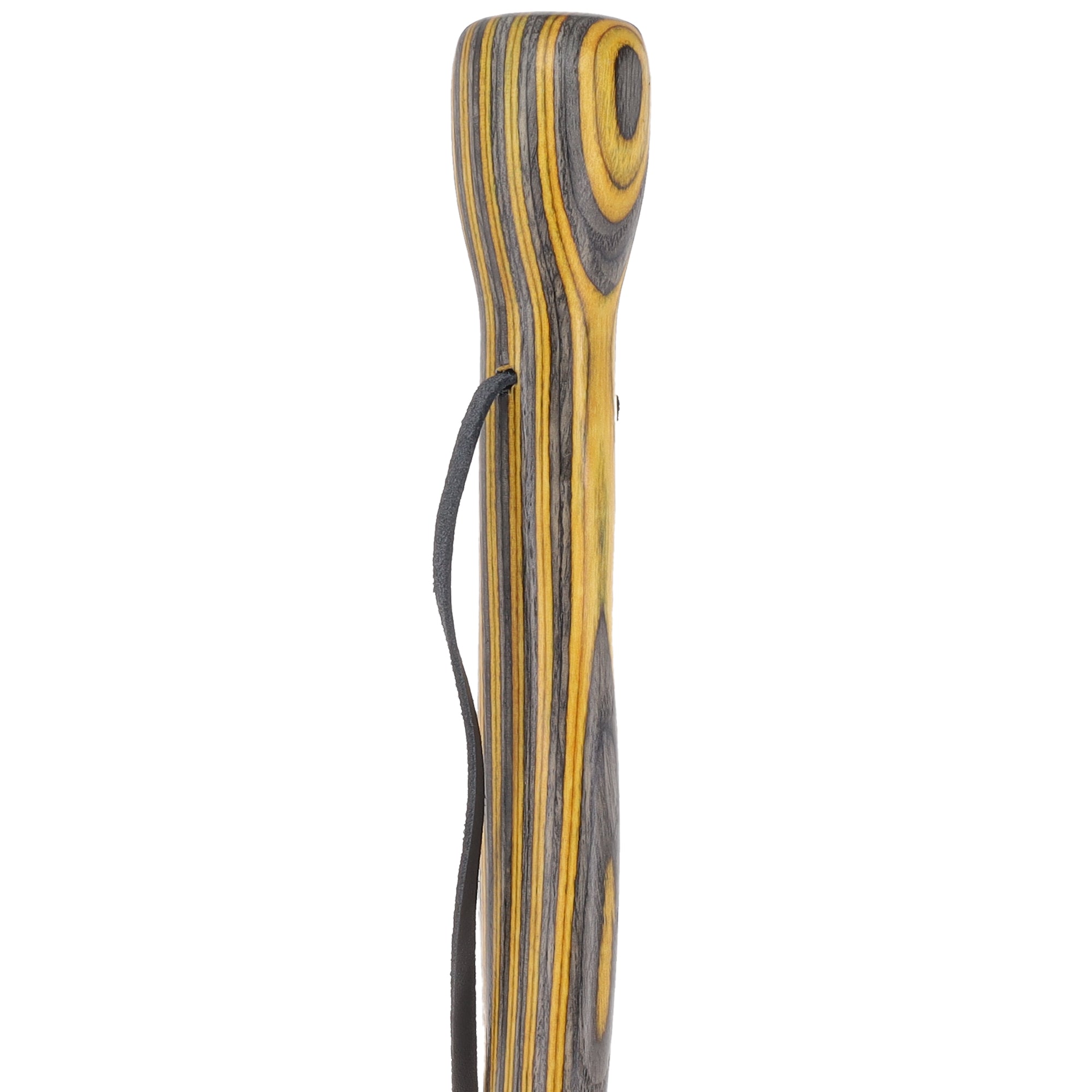 USA-Made Black & Yellow Colortone Staff: Maple, Compass