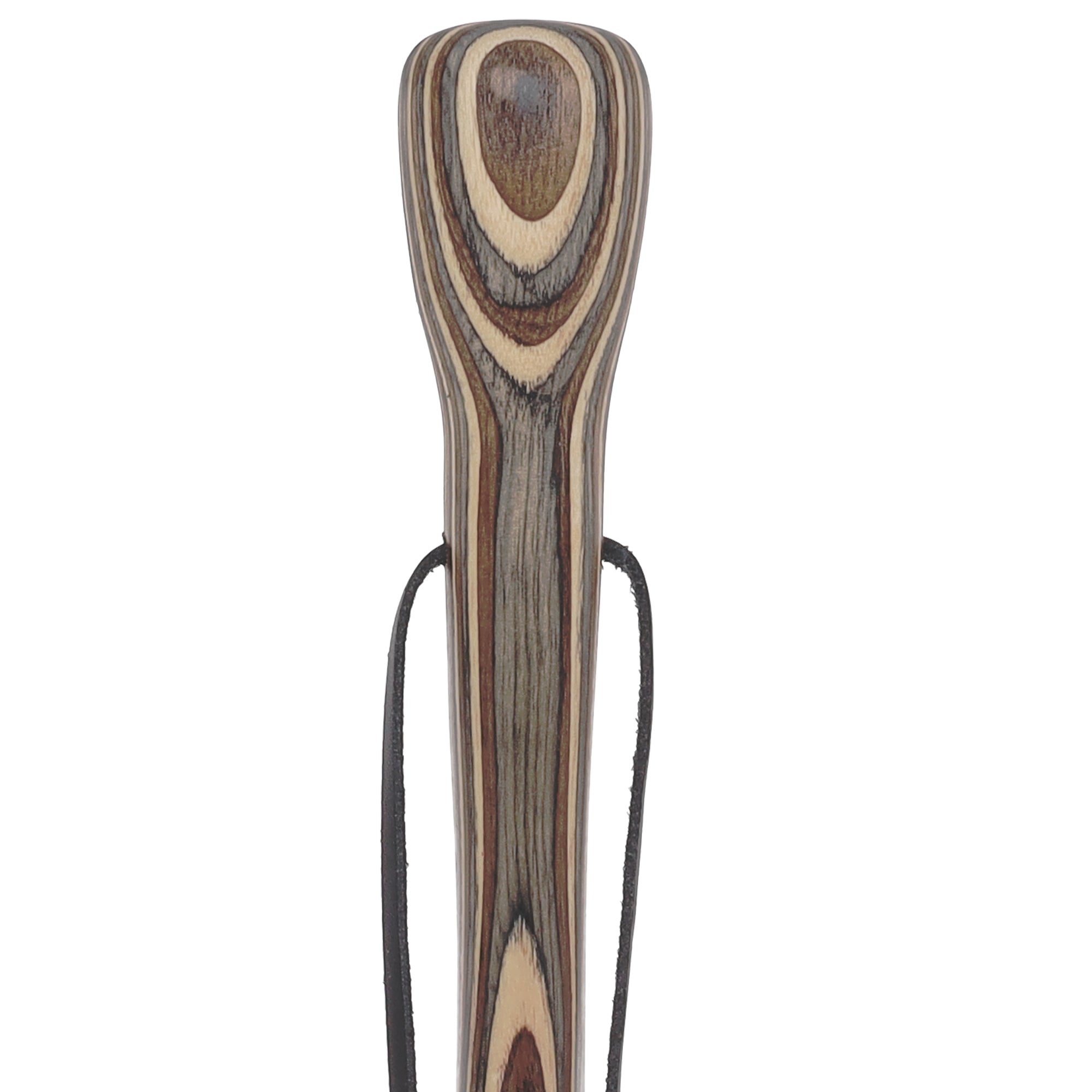 USA-Made Buckskin Colorwood Hiking Staff: Maple, Compass